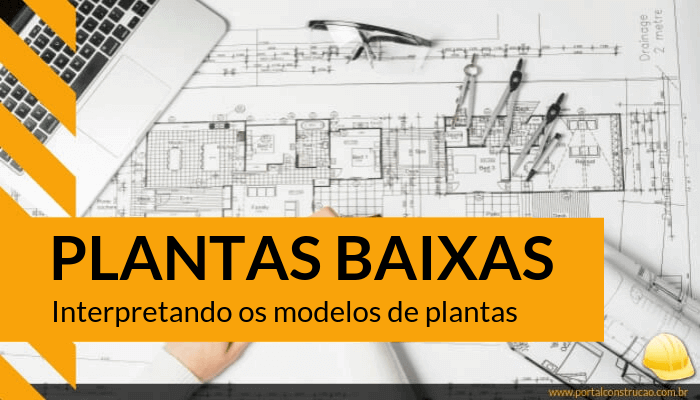 Planta baixa com paredes e aberturas