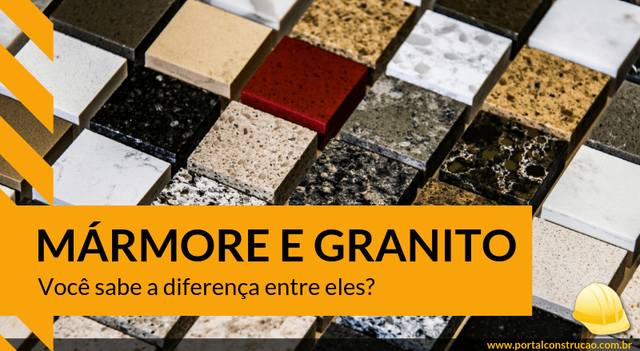 Você sabe a diferença entre mármore e granito? - Confira Aqui! 1 Mármore e Granito Como Diferenciar