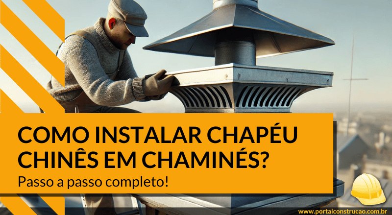 Como instalar chapéu chinês em chaminés facilmente? 1 Como instalar chapéu chinês em chaminés